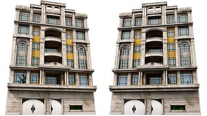 3D Luxury Building 3 model