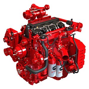 3D Cummins Engine for Agriculture Construction Mining Oil Gas Off-Highway Rail