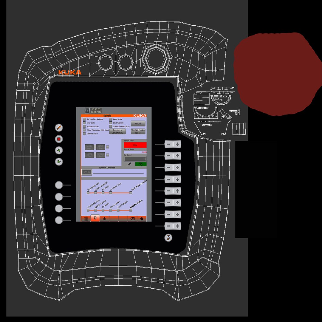 3D KUKA smartPAD model https://p.turbosquid.com/ts-thumb/LW/KbvE7c/lM/kukasmartpadvray3dmodel018/jpg/1699404392/1920x1080/fit_q87/16a3744b89afda023047dc7f21f49ae211f5de13/kukasmartpadvray3dmodel018.jpg
