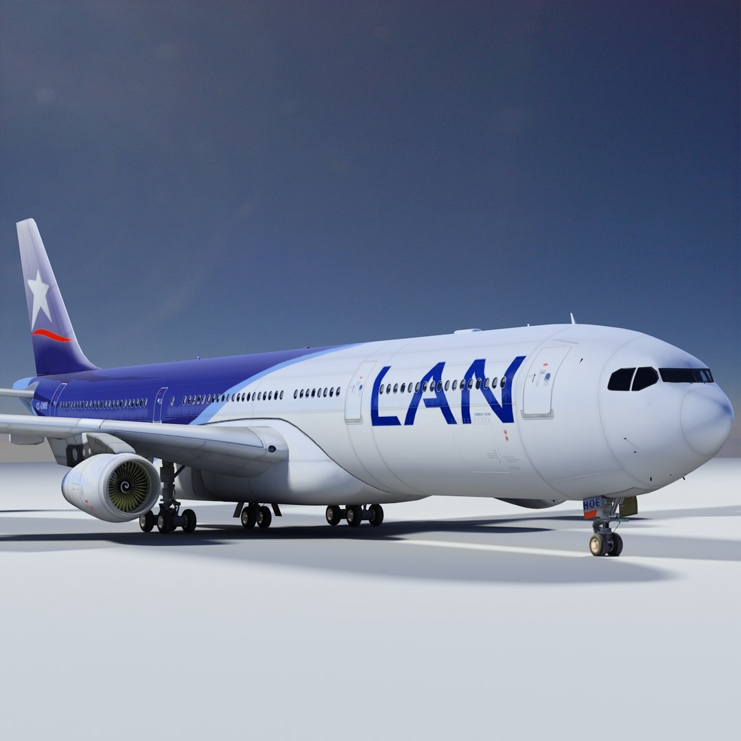 A340 340 340-300 3d Model