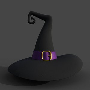 Hat Witch cartoon 3D model
