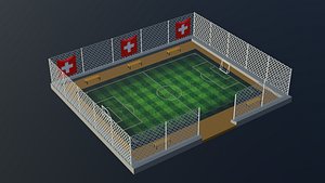 Soccer Stadium - Switzerland 3D model