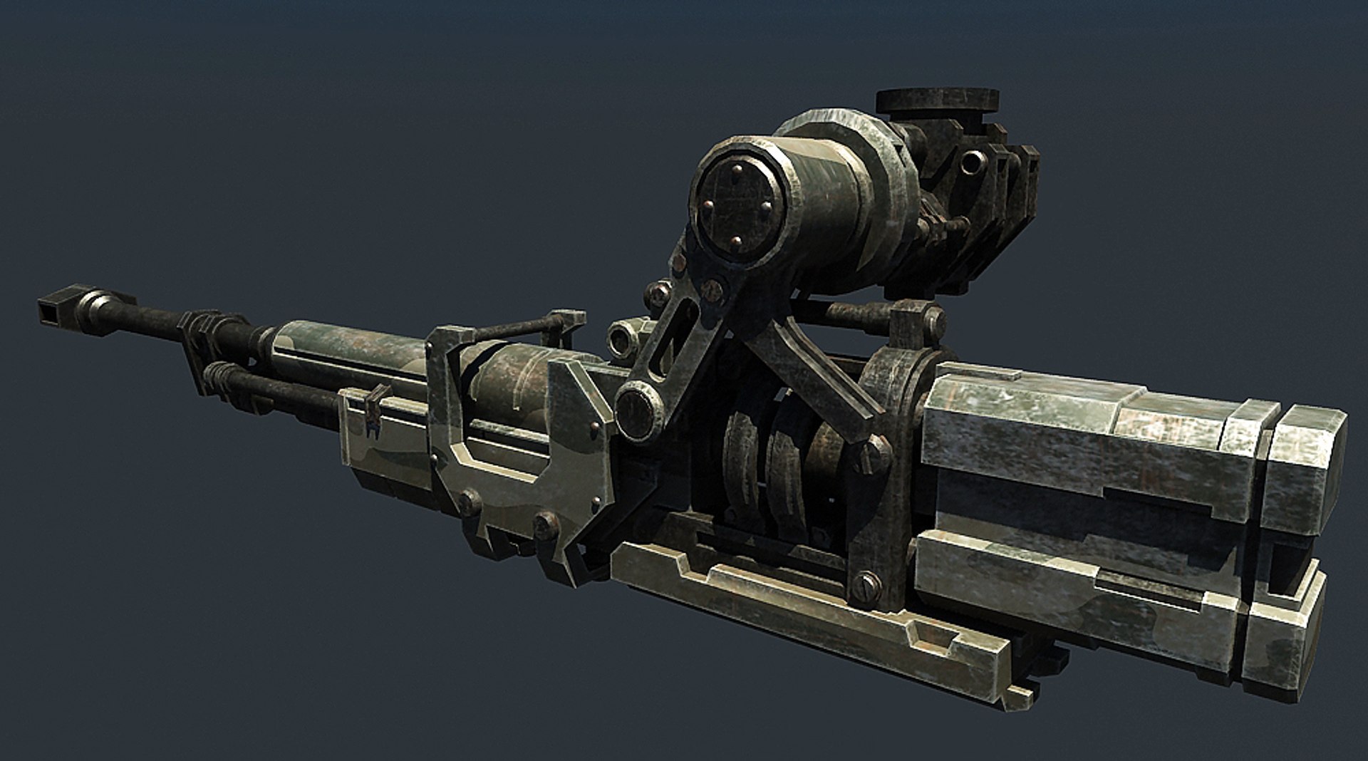 3d Model Of Weapon Gun
