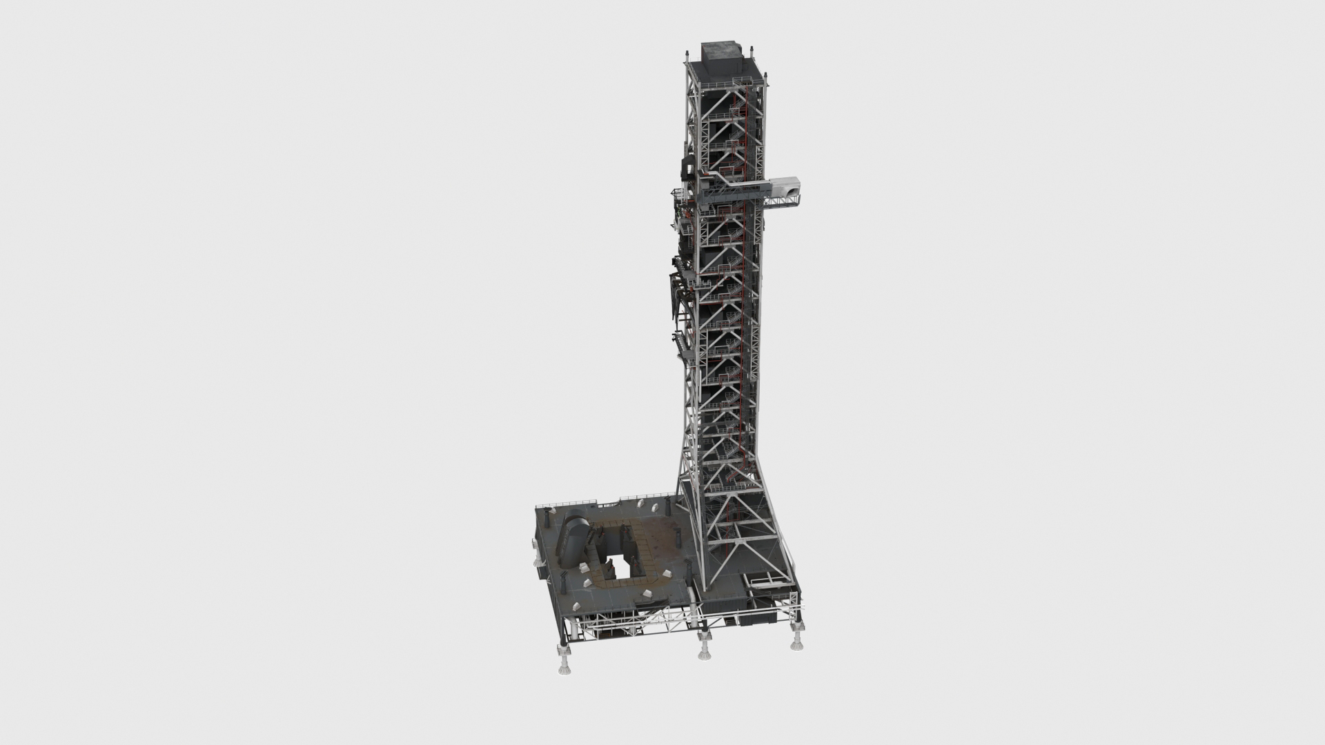 SLS Launch Pad 39B 3D Model - TurboSquid 2311902