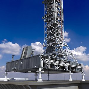 SLS Launch Pad 39B 3D model