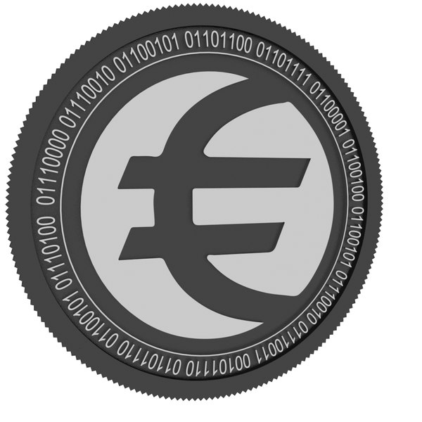 modelo 3d Moneda negra STASIS EURO - TurboSquid 1556400