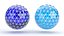 medium ico sphere 3D
