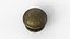 3D model Vintage Round Door or Drawer Knob