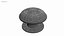 3D model Vintage Round Door or Drawer Knob