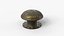 3D model Vintage Round Door or Drawer Knob