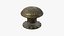 3D model Vintage Round Door or Drawer Knob