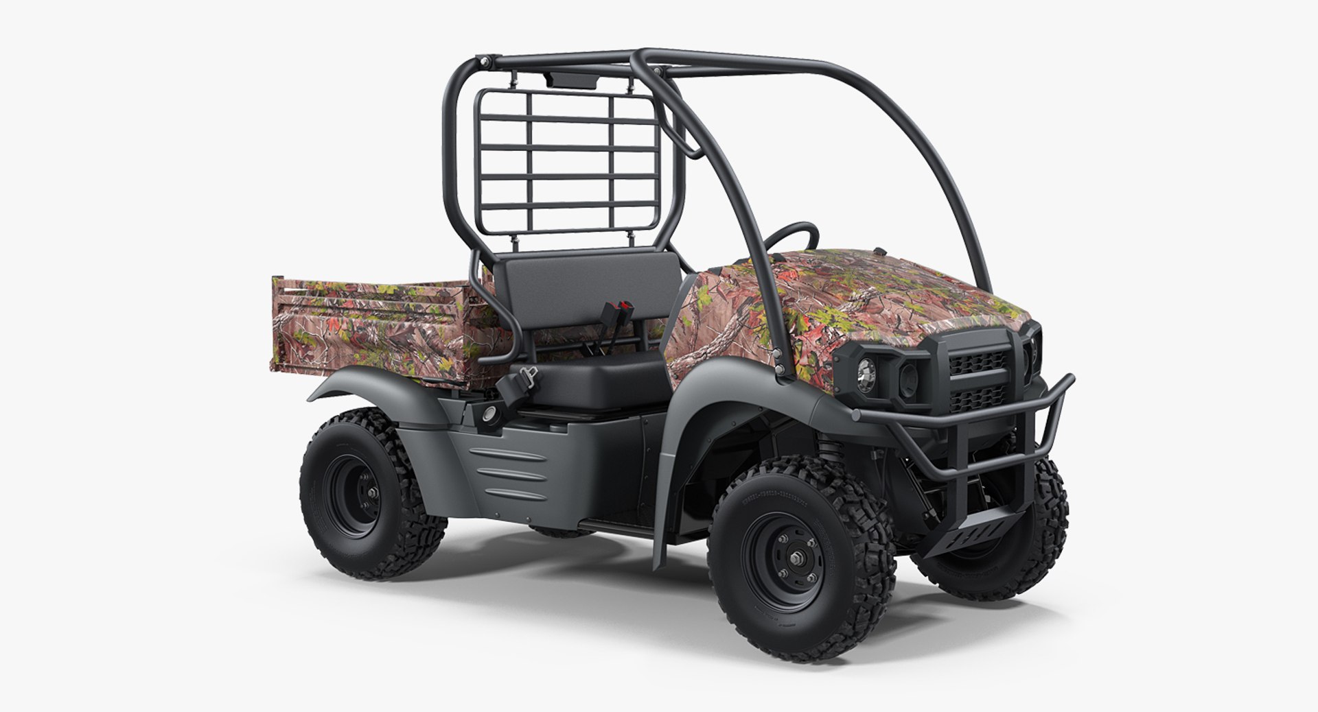 4x4 Camo Clean ATV 3D Model 3D model preview