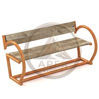 Decorative G-Shaped Bench