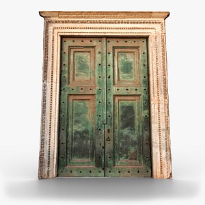 Roman Bronze Palace Door 3D