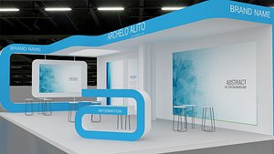 3D Model Exhibition Booth 3D