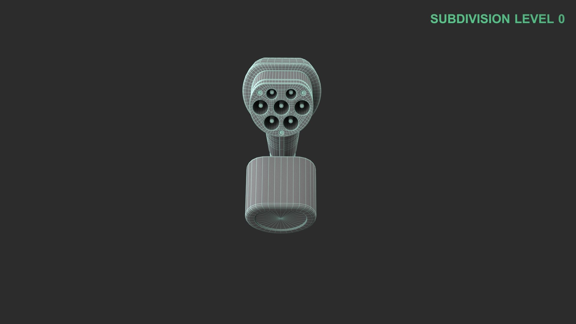 EV Charging Plug 3D model https://p.turbosquid.com/ts-thumb/LW/h8Rvcy/N7/wireframe_0008/jpg/1746553706/1920x1080/fit_q87/80b63b787683bbbc6bce8679dd02936015118606/wireframe_0008.jpg