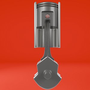 Pistons animation 3D
