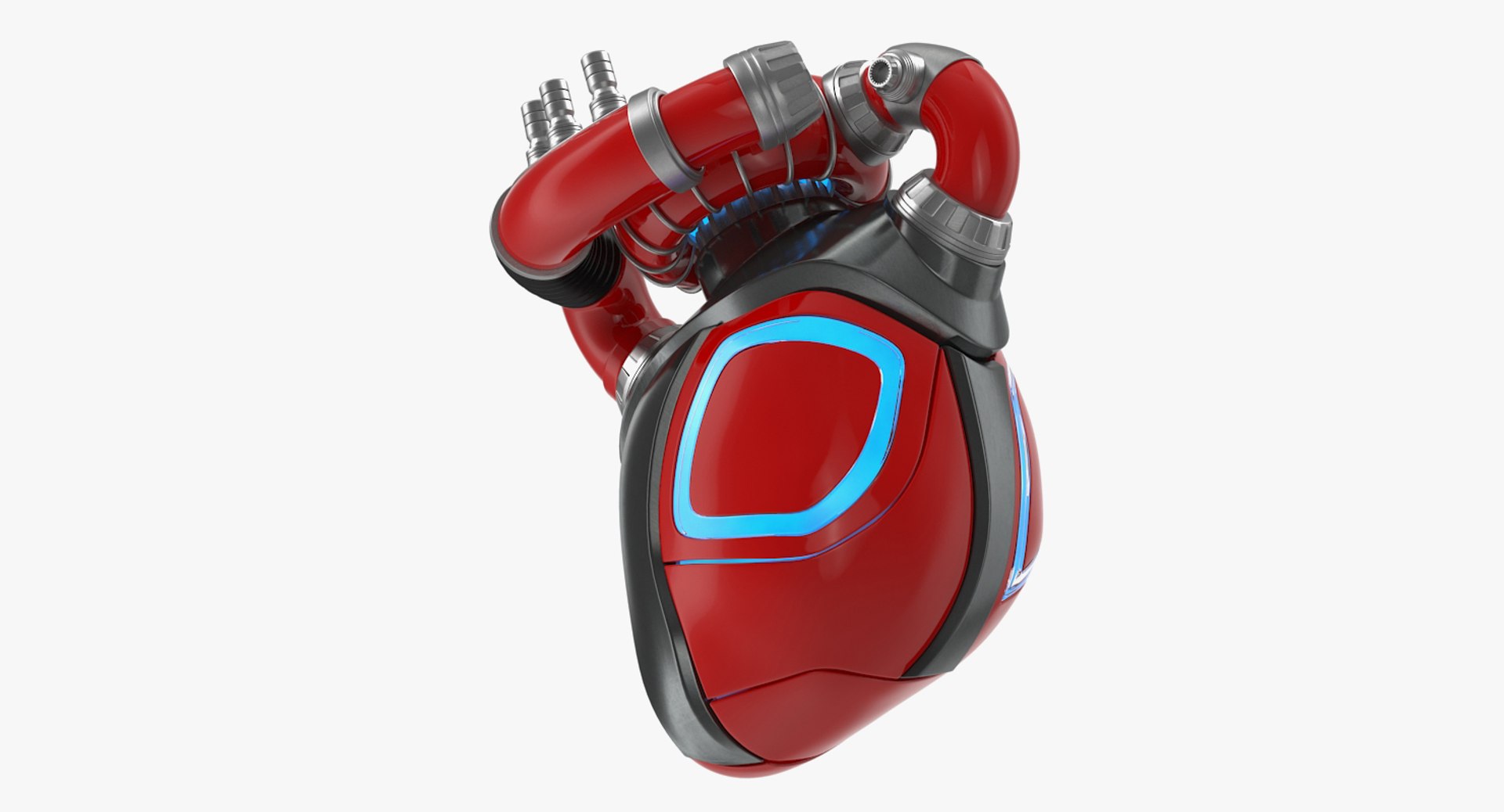 3D robotic heart TurboSquid 1237432