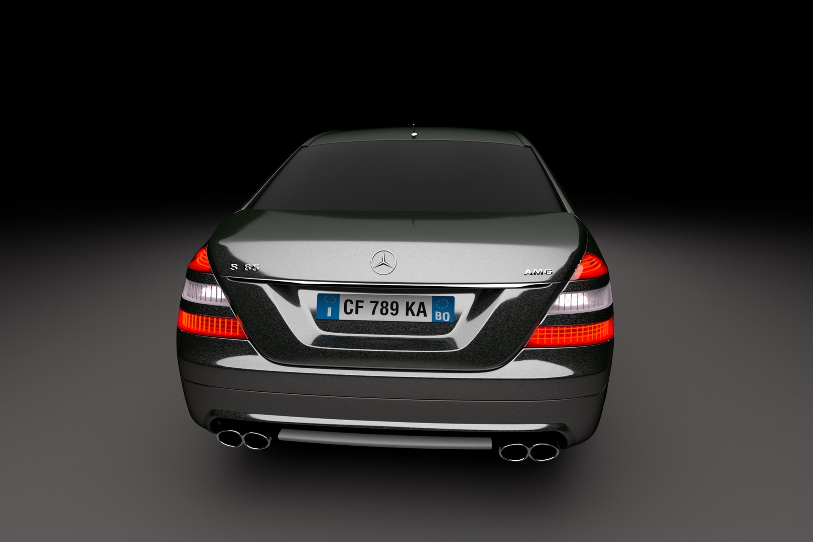 3D Mercedes S65 Model - TurboSquid 1414235