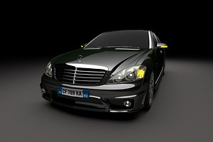 3D mercedes s65 model