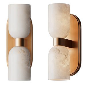3D Aurind Double Bath Sconce model