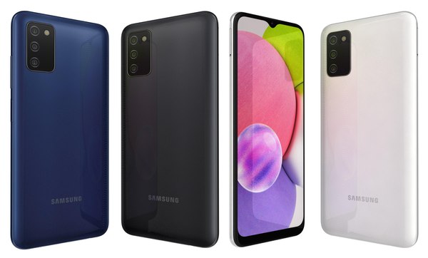 Samsung Galaxy A03s All Colors 3D