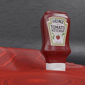 3D Heinz tomato ketchup