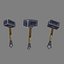 Low Poly Blunt Weapons