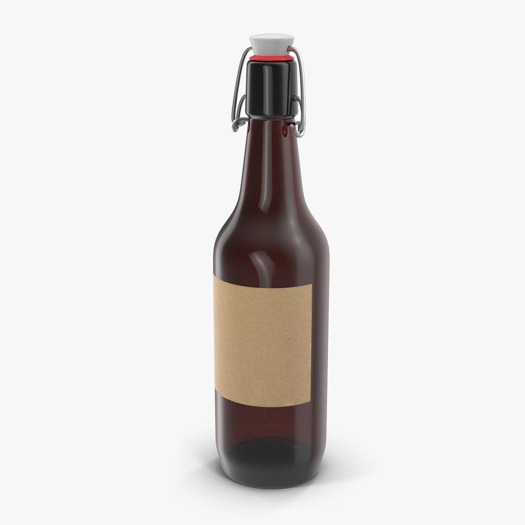 Cold Brew Bottle 3D model preview