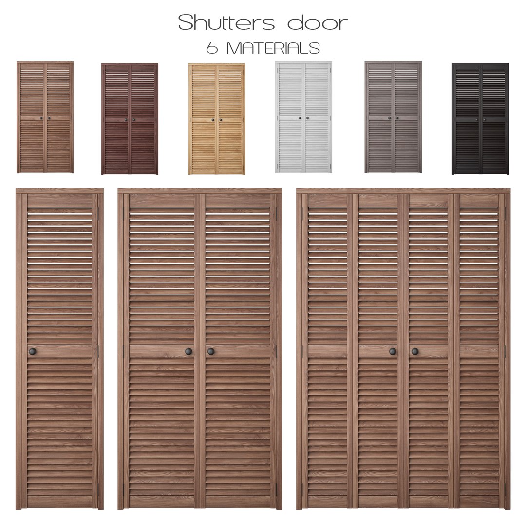 Shutters 3D Model - TurboSquid 1270479