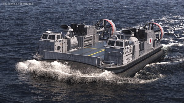 modelo 3d LCAC japonés - TurboSquid 2362514