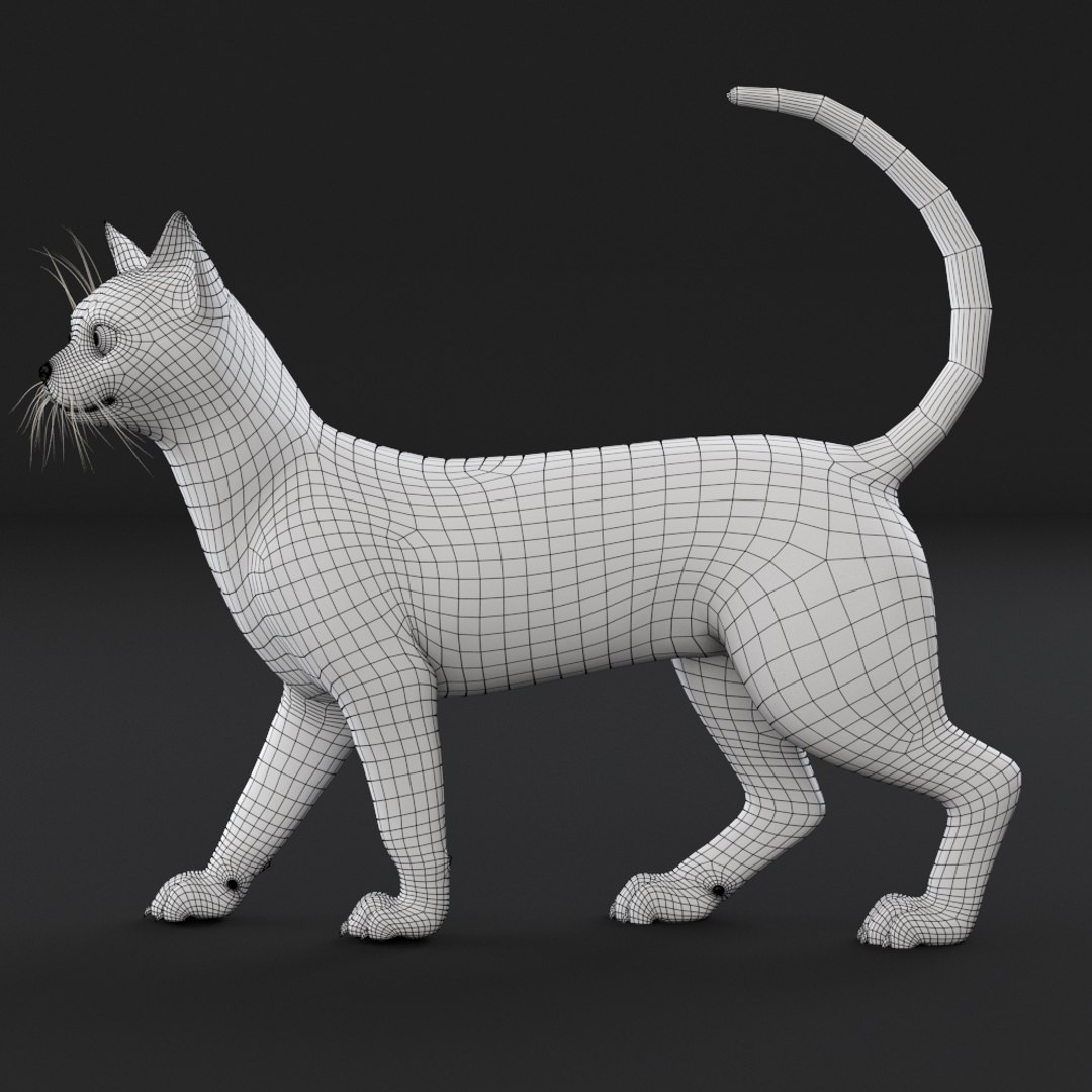 Hair Fur Cat 3D Model - TurboSquid 1511509