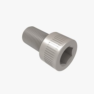 3D model Socket head Bolt 5-8  Tread    -5-8 BSW Allen Bolt