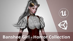 Banshee Girl - Game Ready model
