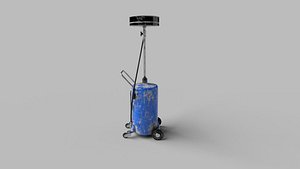 3D mobil oil waste strainer car repair tool Low-poly 3D model