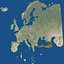 Europe 3D Map