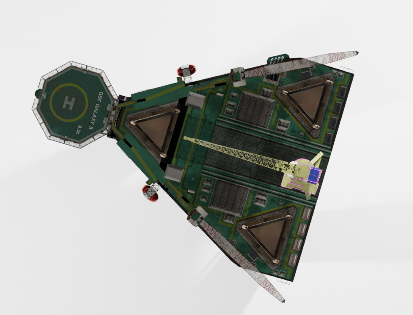 3D High-Quality Liftboat 3D Model - TurboSquid 2241813