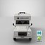 3D land rover defender white model