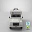 3D land rover defender white model