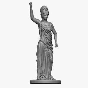 3D Athena statue 3D print model