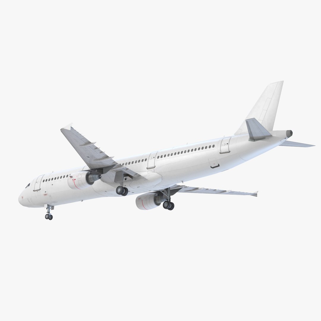 3D Model A321 Generic White - TurboSquid 1410337