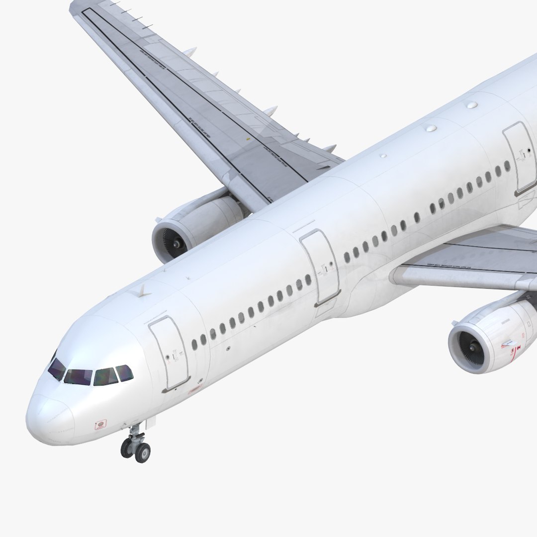3D Model A321 Generic White - TurboSquid 1410337