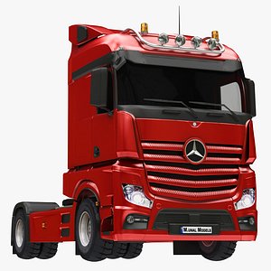 Mercedes Truck Red