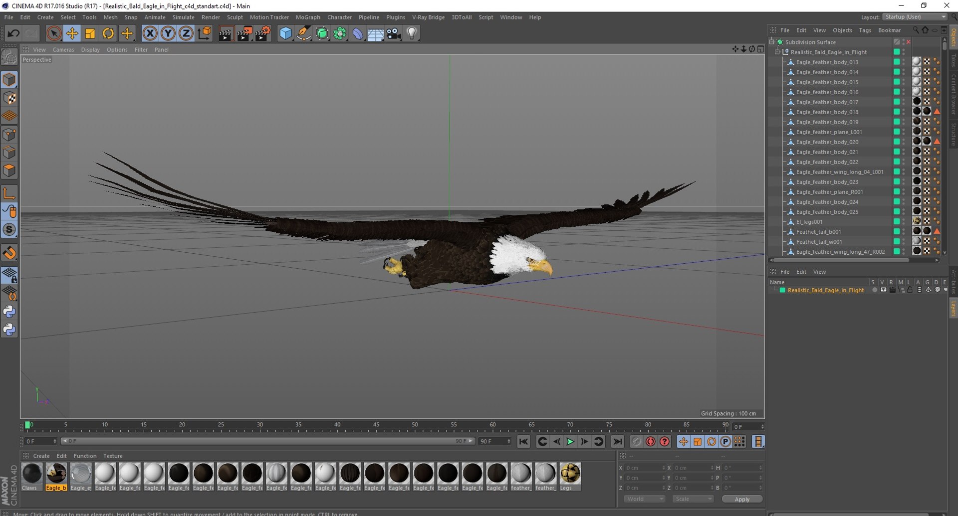 3D Realistic Bald Eagle in Flight https://p.turbosquid.com/ts-thumb/LX/feKkzw/W2/realisticbaldeagleinflightvray3dmodel034/jpg/1723638393/1920x1080/fit_q87/5a235ff1b21aab71730db02d4eea00f2a5c0b0c1/realisticbaldeagleinflightvray3dmodel034.jpg