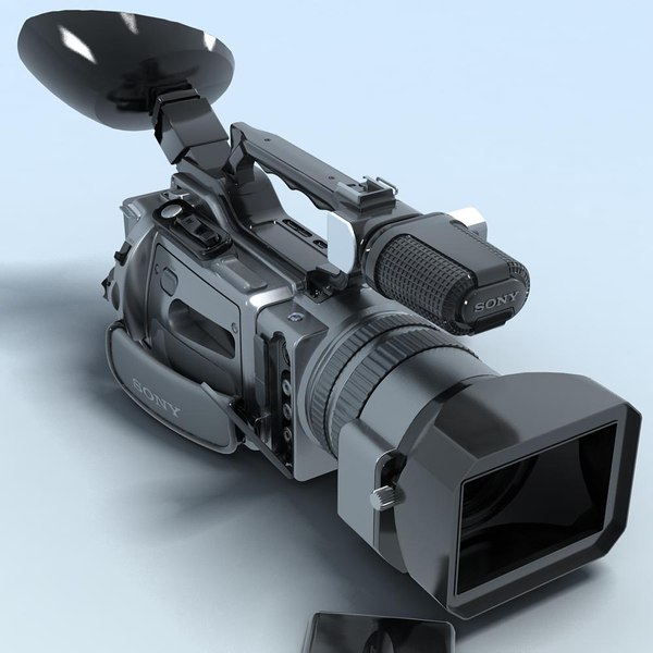 sony vx2000 camcorder 3d max