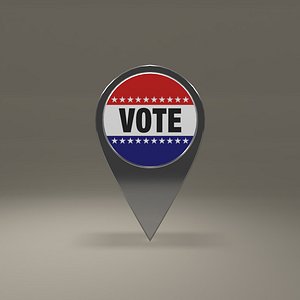 free vote magnet 3d model