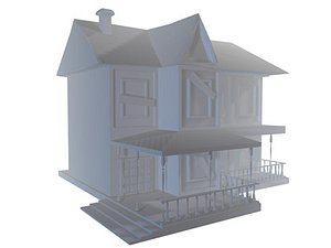 3d model wonderful haunted house