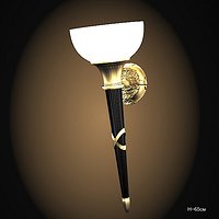 mariner  18490 classic glass sconce strass traditional  wall lamp
