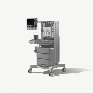 anesthesia machine 3D model