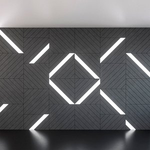 Wall Panel Set 170 3D model